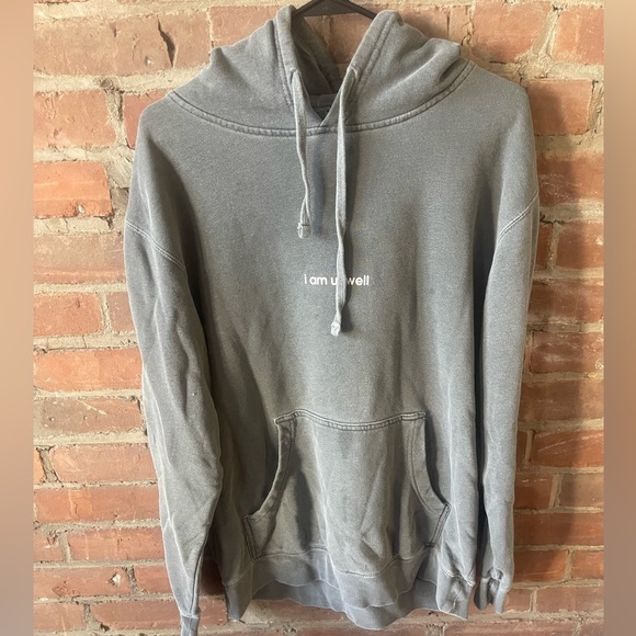 Tops Barstool Sports Call Her Daddy I Am Unwell Hoodie Grey Poshmark